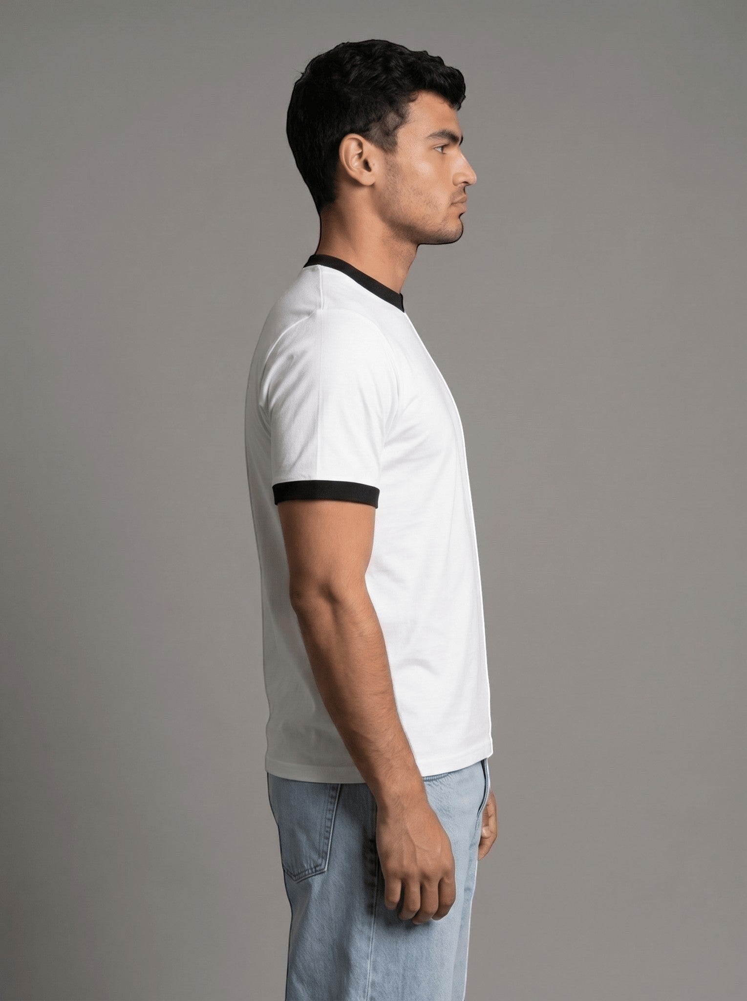 Ringer Tee — Off-White X Black - GREV