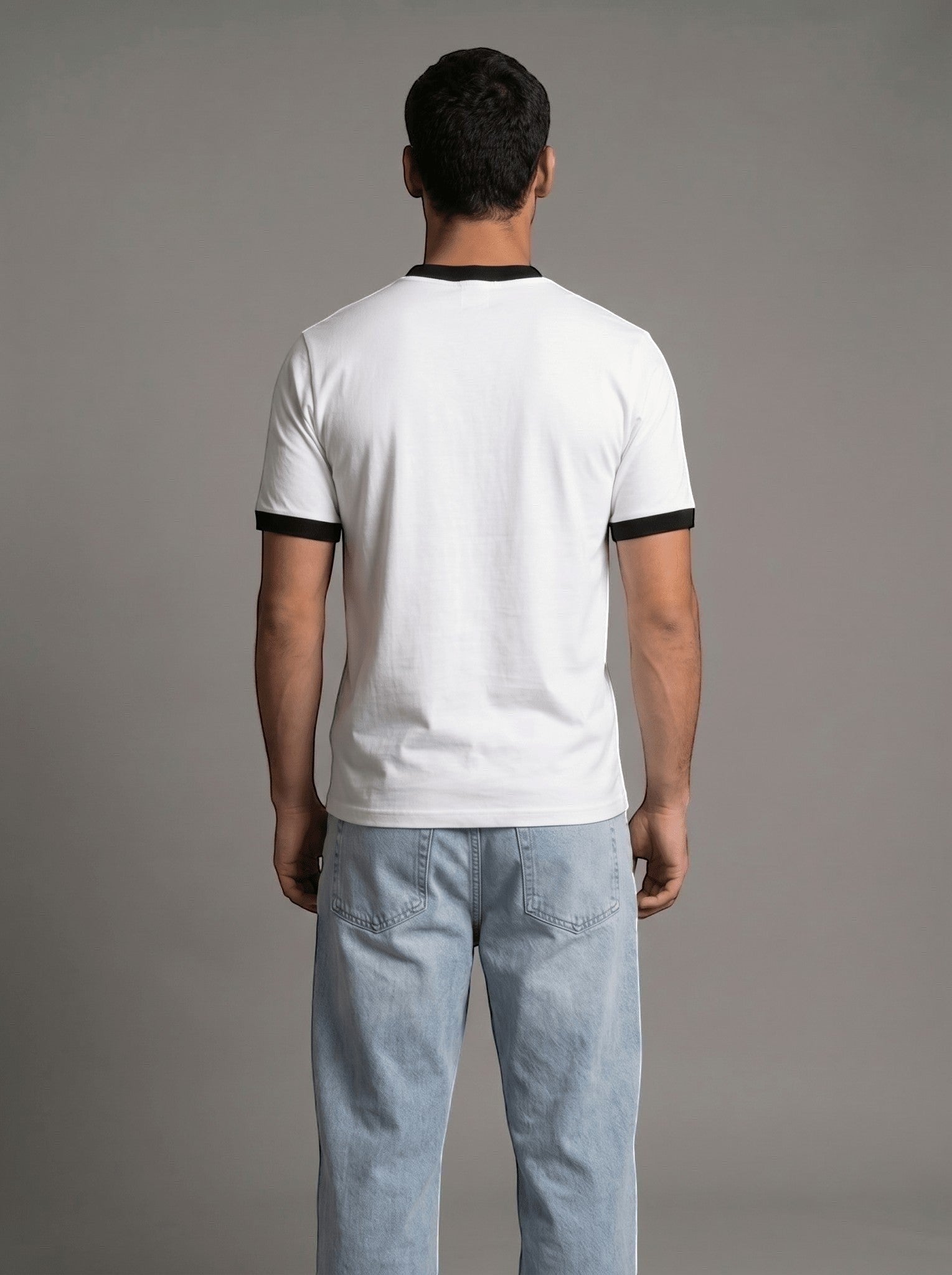 Ringer Tee — Off-White X Black - GREV